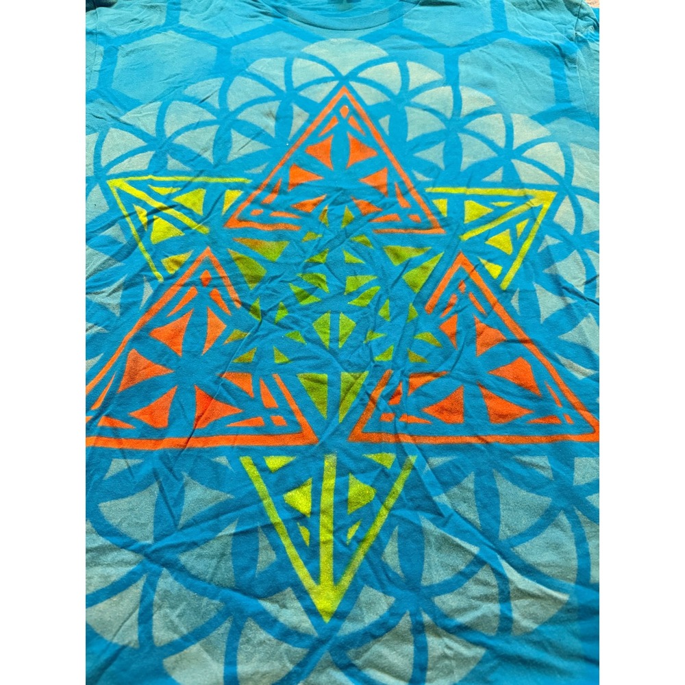 MetaYantra Heady Made XL Sacred‎ Geometry Merkaba Flower of Life Shirt - Picture 2 of 4